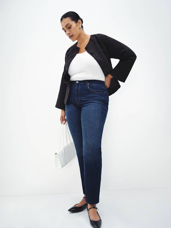 Christina Mid Rise Super Stretch Skinny Jeans - Wheeler